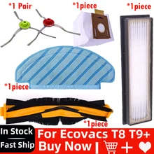 Mop Cloth Main Brush Filter Dust Bag Fit For Ecovacs Deebot Ozmo T8 Aivi Accessories T8 MAX N8PRO T9 Accessories T9 MAX Parts
Mop Cloth Main Brush Filter Dust Bag Fit For Ecovacs Deebot Ozmo T8 Aivi Accessories T8 MAX N8PRO T9 Accessories T9 MAX Parts