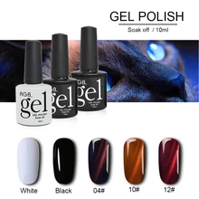 Rgb 빅 세일 고양이 눈 네일 젤 3d 마그네틱 젤 네일 폴리시 탑 코트베이스 젤 바니시 세미 퍼머넌트 uv 젤 래커 끄기(China)