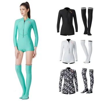 DIVE&SAIL 1.5MM Women Long Sleeve One-piece Wetsuit Diving Anti Scratch Suit / Stocking Universal Size High Elastic
DIVE&SAIL 1.5MM Women Long Sleeve One-piece Wetsuit Diving Anti Scratch Suit / Stocking Universal Size High Elastic