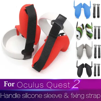 2in1 Kit Silicone Cover for Oculus Quest 2 VR Touch Controller Knuckle Strap Protective Case Handle Grip for Quest 2 Accessories
2in1 Kit Silicone Cover for Oculus Quest 2 VR Touch Controller Knuckle Strap Protective Case Handle Grip for Quest 2 Accessories