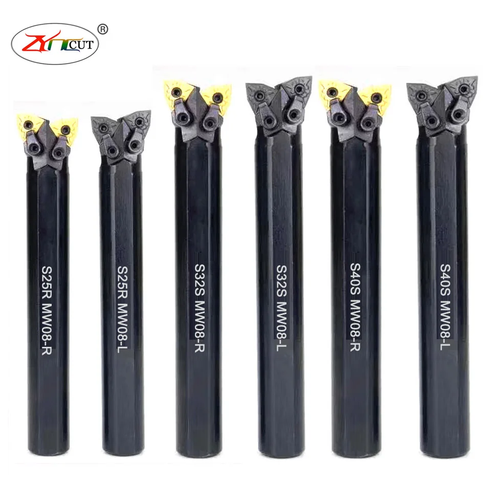 S25R S32S S40S MW08-R -L Inner hole and outer circle one double head Positive and negative integrated compound turning tool bar
S25R S32S S40S MW08-R -L Inner hole and outer circle one double head Positive and negative integrated compound turning tool bar