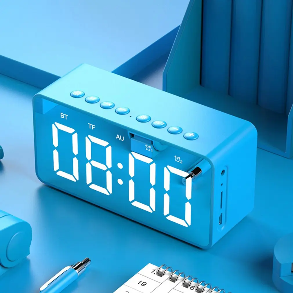 BT506 Mini Bluetooth Wireless Speaker Super Bass Mirror With Screen Clock Gift Card Bass Small Sound Professional
BT506 Mini Bluetooth Wireless Speaker Super Bass Mirror With Screen Clock Gift Card Bass Small Sound Professional