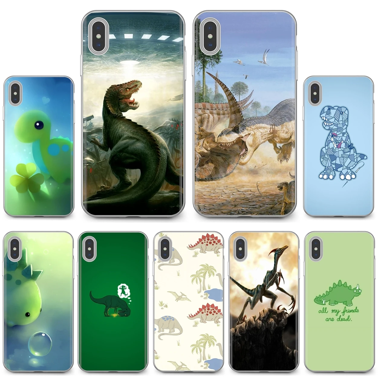 For ZTE Blade A910 A610 A530 A510 Oneplus One plus 3T 5T 6T 6 7 7T Pro Dino Wallpapers Slim Silicone Soft TPU Phone Case | Мобильные