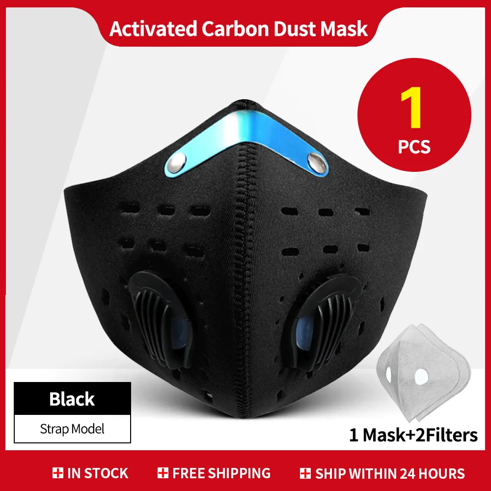 BIKING Sport Face Mask Activated Carbon Filter Dust Mask PM 2.5 Anti-Pollution Running Training MTB Road Bike Cycling Mask
BIKING Sport Face Mask Activated Carbon Filter Dust Mask PM 2.5 Anti-Pollution Running Training MTB Road Bike Cycling Mask