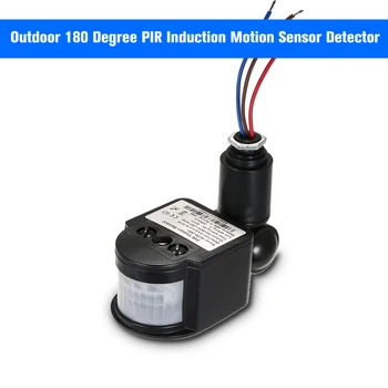 Outdoor 180 Degree PIR Induction Motion Sensor Detector Wall LED Light Auto Switch IR Human Infrared Detector 12m Waterproof
Outdoor 180 Degree PIR Induction Motion Sensor Detector Wall LED Light Auto Switch IR Human Infrared Detector 12m Waterproof