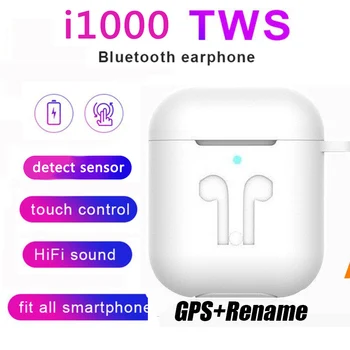 

2020 New I1000 TWS Wireless Bluetooth Headset Earphone 6D Subwoofer Earbuds PK I60 I30 I90 I200 I100 I500 Pro Ear Phones Buds