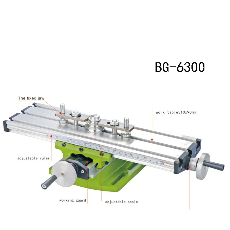 Mini precision multifunction worktable BG6300 Bench Vise Fixture drill milling machine X and Y-axis Adjustment Coordinate table
Mini precision multifunction worktable BG6300 Bench Vise Fixture drill milling machine X and Y-axis Adjustment Coordinate table