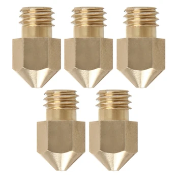 MK8 Extruder Nozzle, 0.4 mm Extruder Brass Nozzle Head, Suitable for 1.75mm Consumables 3D Printer Nozzle (5 Pack)
MK8 Extruder Nozzle, 0.4 mm Extruder Brass Nozzle Head, Suitable for 1.75mm Consumables 3D Printer Nozzle (5 Pack)