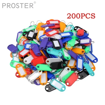 Proster 200 Pcs Key ID Labels Tags with Key Ring Split Rings Multi Colors Numbered Name Baggage Luggage Tags for Home Hotel
Proster 200 Pcs Key ID Labels Tags with Key Ring Split Rings Multi Colors Numbered Name Baggage Luggage Tags for Home Hotel