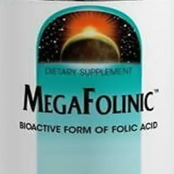 

MegaFolinic, Folic Acid, 800mcg x 120 Tablets - Source Naturals folate