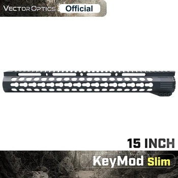 

Vector Optics AR15 M16 KeyMod Tactical 15 Inch 15" Free Float Slim Handguard Picatinny Rail Mount Bracket Fit .223 5.56 AR-15 M4