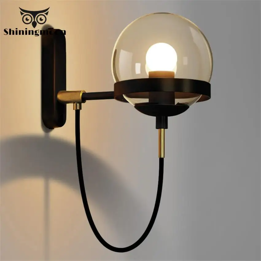 Modern Art Glass Ball Wall Lamps Nordic LED Wall Light Stair Wall Lamp Light Luminaire Passage Corridor Bedroom Bedside Lighting
Modern Art Glass Ball Wall Lamps Nordic LED Wall Light Stair Wall Lamp Light Luminaire Passage Corridor Bedroom Bedside Lighting