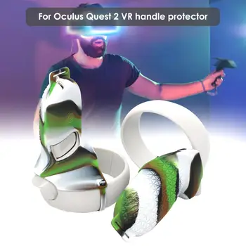 High Quality VR Accessories Glasses Handle Cover Protective Case For Oculus Quest 2 VR Touch Controller Silicone Cover
High Quality VR Accessories Glasses Handle Cover Protective Case For Oculus Quest 2 VR Touch Controller Silicone Cover