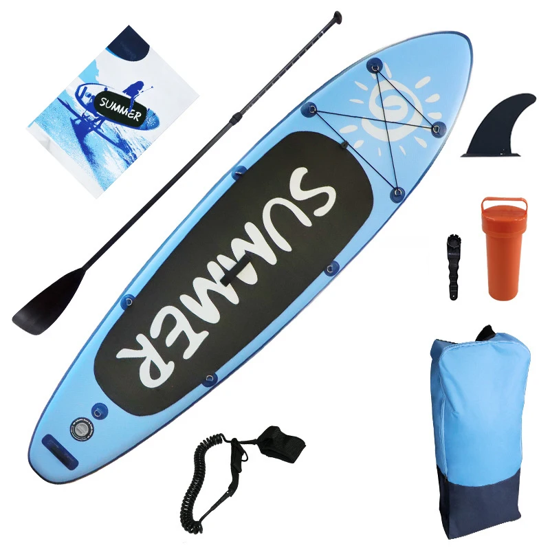 SUMMER Surfboard Inflatable Stand Up Paddle Board Sup size 300x80x15CM PVC Surfboard Durable Wakeboat Bodyboard Kayakboat Blue
SUMMER Surfboard Inflatable Stand Up Paddle Board Sup size 300x80x15CM PVC Surfboard Durable Wakeboat Bodyboard Kayakboat Blue