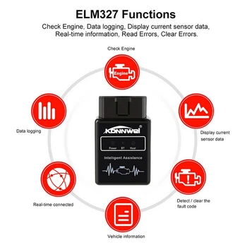 For KONNWEI KW912 Auto Scanner Adapter Scan Tool Error Diagnostic Tester Bluetooth3.0 OBDII Car Scanner Code Reader
For KONNWEI KW912 Auto Scanner Adapter Scan Tool Error Diagnostic Tester Bluetooth3.0 OBDII Car Scanner Code Reader