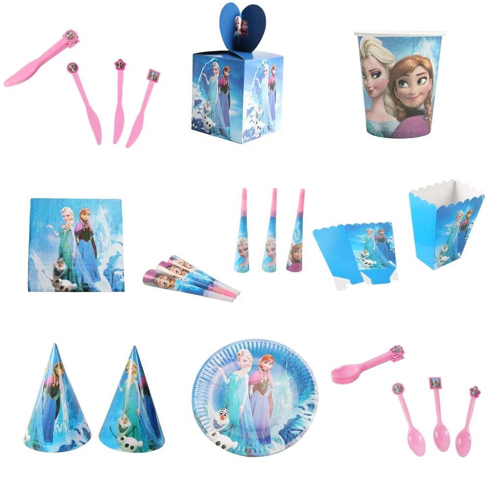 9pcs / sets Disney Frozen Children's Birthday Decoration Disposable Tableware Spoon Fork Plate Tablecloth Birthday Dress Up
9pcs / sets Disney Frozen Children's Birthday Decoration Disposable Tableware Spoon Fork Plate Tablecloth Birthday Dress Up