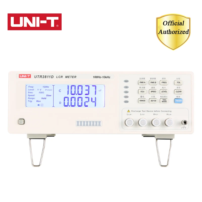 UNI-T UTR2811D LCR digital bridge 10kHz Resistance Capacitance Inductance Meter Electronics Measuring High Precision Tester
UNI-T UTR2811D LCR digital bridge 10kHz Resistance Capacitance Inductance Meter Electronics Measuring High Precision Tester