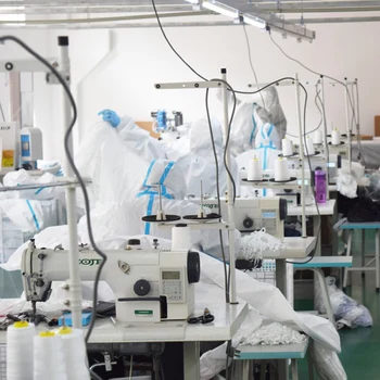 Disposable One-piece Coveralls Hooded Dustproof Civil Protective Suit Overalls Clothing Disposable Factory Hospital Safety Cloth
Disposable One-piece Coveralls Hooded Dustproof Civil Protective Suit Overalls Clothing Disposable Factory Hospital Safety Cloth