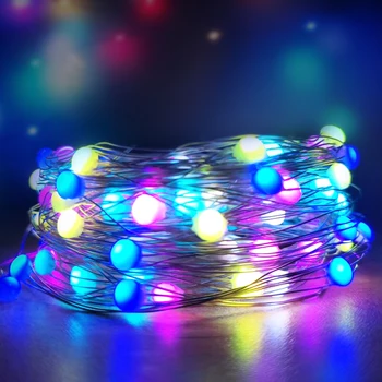 Christmas LED String Light RGB Fairy Light USB WIFI Bluetooth Remote Control For Alexa / Google Home Christmas Home Decoration
Christmas LED String Light RGB Fairy Light USB WIFI Bluetooth Remote Control For Alexa / Google Home Christmas Home Decoration