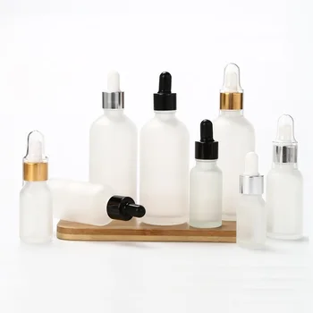 Frost Glass Dropper Bottle Silver Gold Black Lid Empty Cosmetic Packaging Container Vials Essential Oil Bottles 5ML-30ML 25pcs
Frost Glass Dropper Bottle Silver Gold Black Lid Empty Cosmetic Packaging Container Vials Essential Oil Bottles 5ML-30ML 25pcs