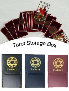 High Quality Tarot Storage Box Double Leather Collection Board Game Card Box Tarot Palm Box For Tarot Deck Poker Card Storage
High Quality Tarot Storage Box Double Leather Collection Board Game Card Box Tarot Palm Box For Tarot Deck Poker Card Storage