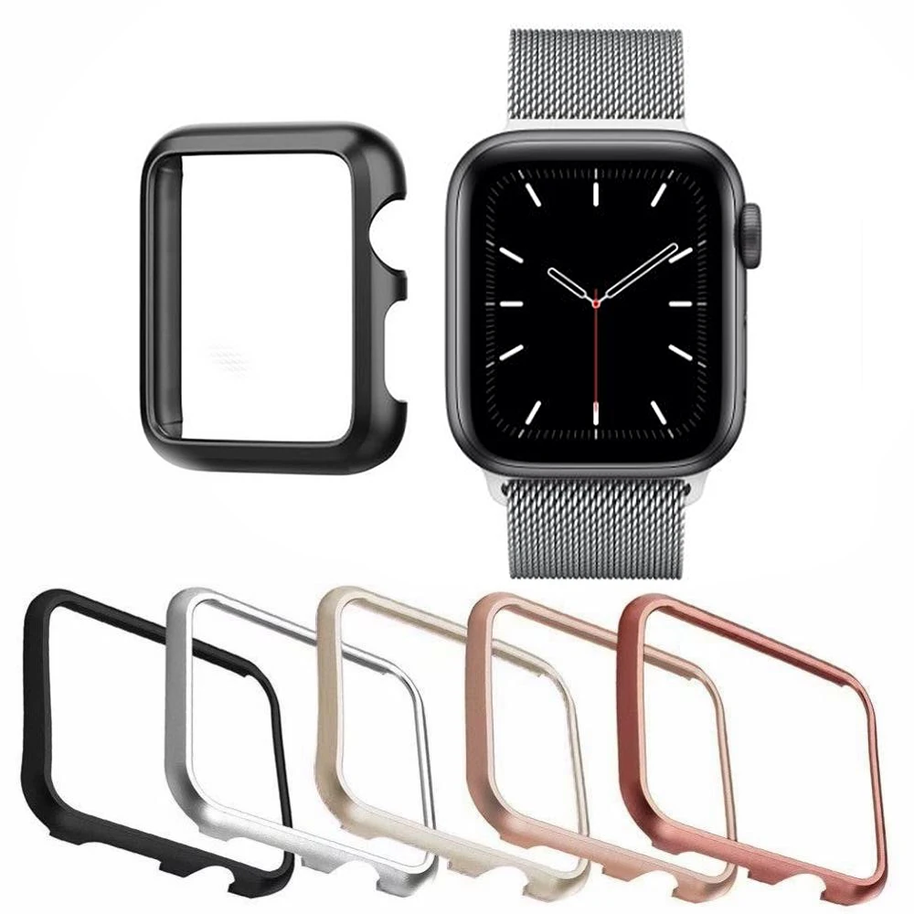 Watch-case for Apple watch 5/4 42mm 44mm Protective Shell for iwatch 3/2/1 38mm 40mm Plated metal protective frame accessories
Watch-case for Apple watch 5/4 42mm 44mm Protective Shell for iwatch 3/2/1 38mm 40mm Plated metal protective frame accessories