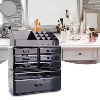 Plastic Cosmetics Storage Rack without Transparent 6 Small 2 Large Drawers Multi Layers Nail Polish Rack Display Makeup Holder
Plastic Cosmetics Storage Rack without Transparent 6 Small 2 Large Drawers Multi Layers Nail Polish Rack Display Makeup Holder