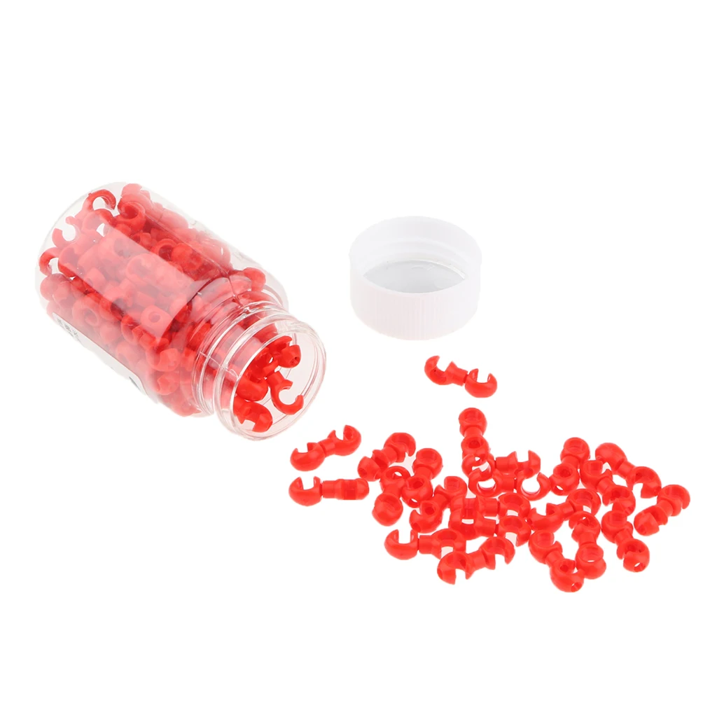100 PCS Bike Cable Clips Bicycle Rotating S-Hook Clips Brake Cable Fixing Holder 100 PCS Bike Cable Clips Bicycle Rotating S-Hook Clips Brake Cable Fixing Holder