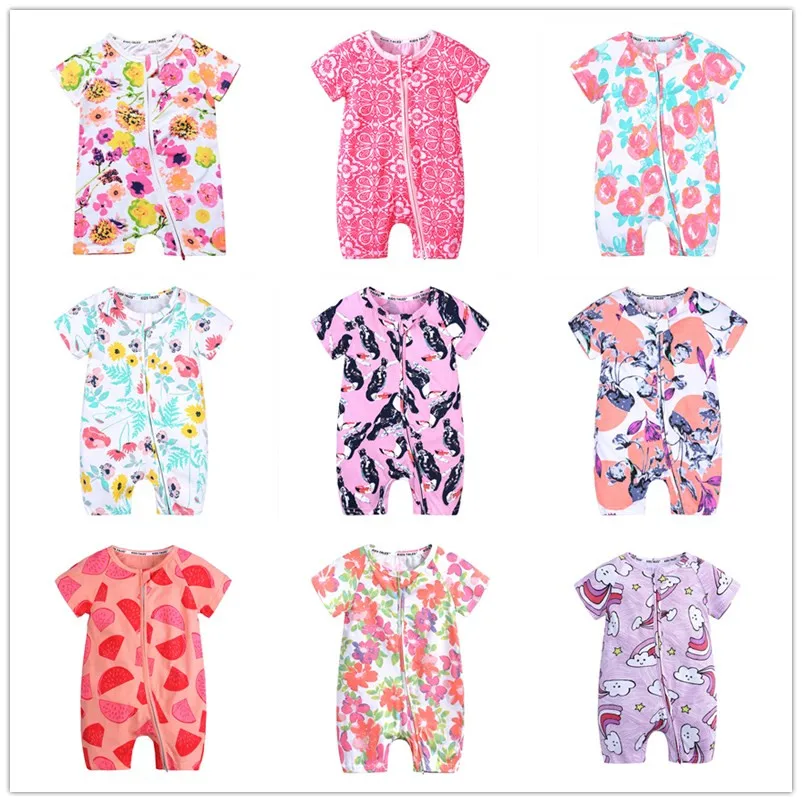 Print Baby Girls Clothes Cartoon Rompers Newborn Floral Summer Cotton Bodysuit Kids' Clothing Infant Fruit Short Sleeve Pijama
Print Baby Girls Clothes Cartoon Rompers Newborn Floral Summer Cotton Bodysuit Kids' Clothing Infant Fruit Short Sleeve Pijama