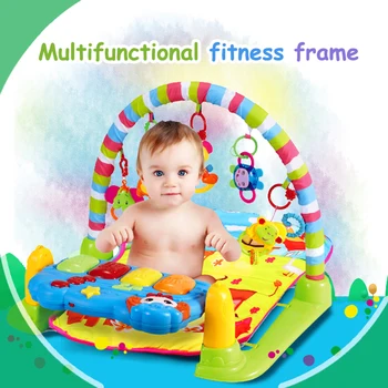Multifunctional fitness frame Baby blanket piano Teethers Pendant with music light Remote control function 2 Optional
Multifunctional fitness frame Baby blanket piano Teethers Pendant with music light Remote control function 2 Optional