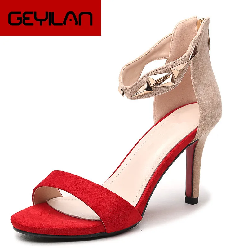 Classic Sandals Summer Fashion Women New High Heels Female Thin Heels Gladiator Kid Suede Leather Designer Party Shoes YG-B0334
Classic Sandals Summer Fashion Women New High Heels Female Thin Heels Gladiator Kid Suede Leather Designer Party Shoes YG-B0334