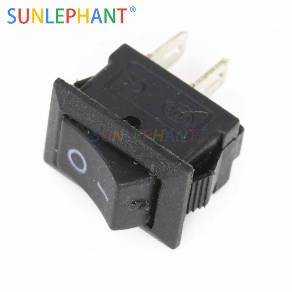 5pcs 15*10mm 2PIN Boat Rocker Switch SPST Snap-in on off Micro switch Position 3A/250V Mini | Электронные компоненты и
