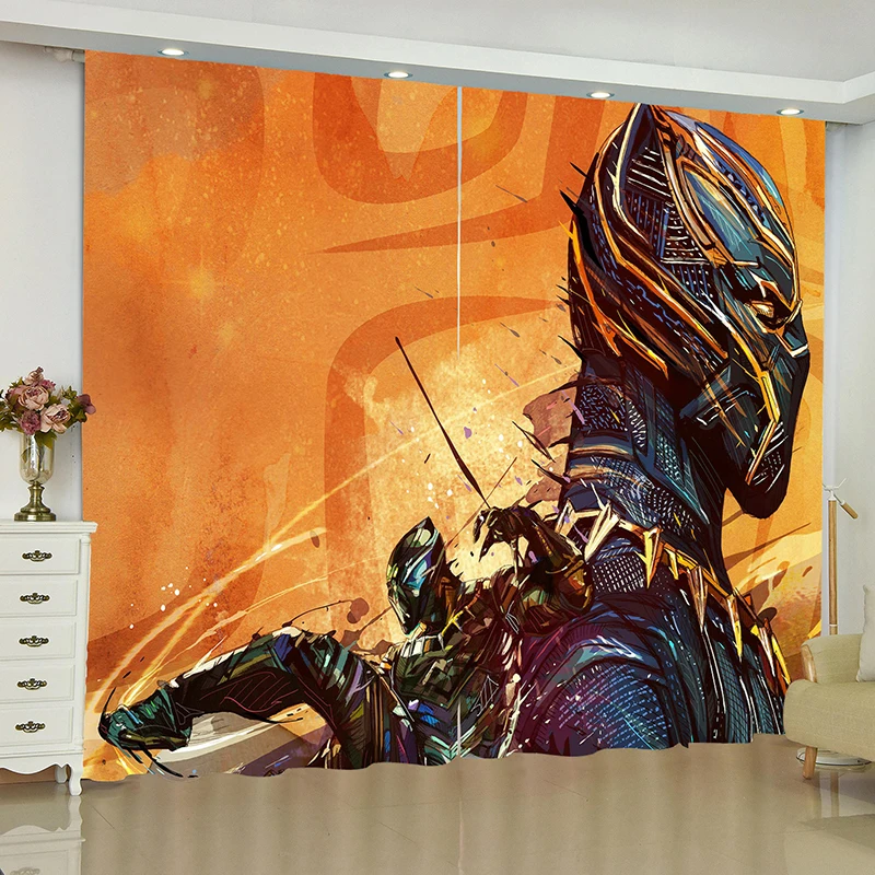 The Avengers Curtains for Window Marvel Black Panther Blinds Finished Drapes Window Blackout Curtains Parlour Room Blinds
The Avengers Curtains for Window Marvel Black Panther Blinds Finished Drapes Window Blackout Curtains Parlour Room Blinds