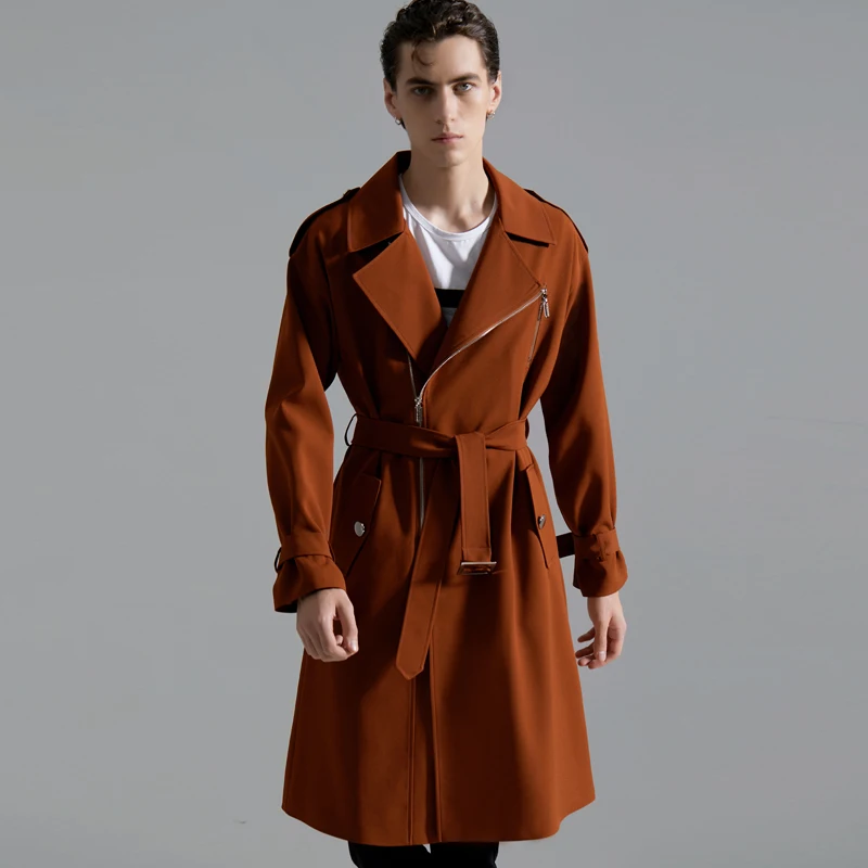 Loose Windbreaker Men's Over-the-knee Long 2023 Autumn/Winter New European Zipper Placket Large Size Trenchcoat Free Shipping
Loose Windbreaker Men's Over-the-knee Long 2023 Autumn/Winter New European Zipper Placket Large Size Trenchcoat Free Shipping