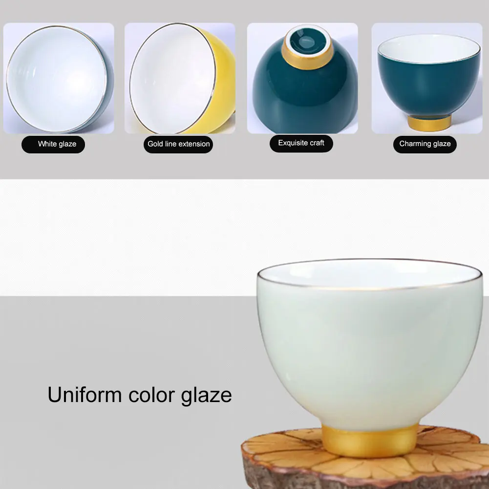 HOT 6pcs Ceramic Teacup Elegant Kungfu Tableware Mug for Oolong Green Tea TI99
HOT 6pcs Ceramic Teacup Elegant Kungfu Tableware Mug for Oolong Green Tea TI99