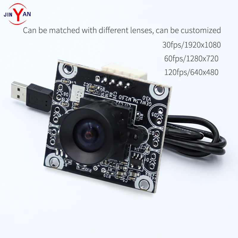 

1080P 2MP 100 degree distortion-free camera module OV2710 USB2.0 free drive Support OTG UVC Mini 2MP webcamera module