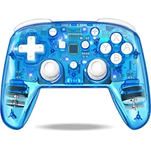 Wireless Gamepad For Nintendo Switch Transparent 4 LED Lighting Mode Game Joystick For Switch Controller For N-Switch Accessory
Wireless Gamepad For Nintendo Switch Transparent 4 LED Lighting Mode Game Joystick For Switch Controller For N-Switch Accessory