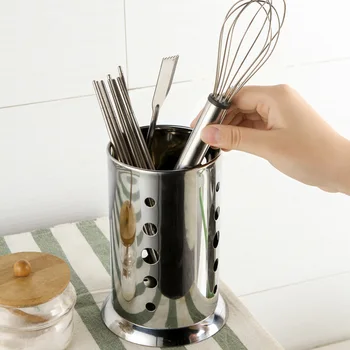 Tableware Chopsticks Stainless Steel Storage Box Drain Tubular Container, for Flatware Silverware, Drying, Dishwasher Safe 
Tableware Chopsticks Stainless Steel Storage Box Drain Tubular Container, for Flatware Silverware, Drying, Dishwasher Safe