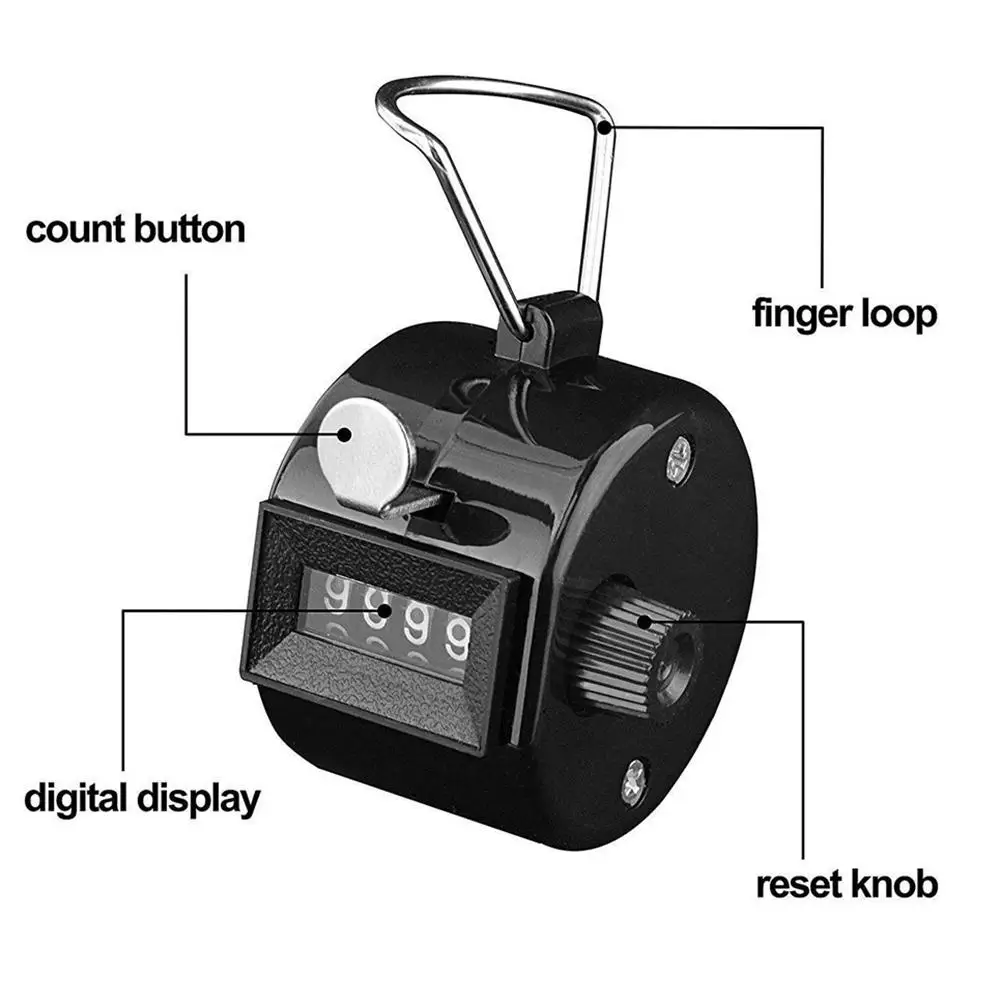 4 Digit Mechanical Counter 0000 To 9999 4 Digit Number Manual Mechanical Clicking Hand Counter For Sports Running Kicking
4 Digit Mechanical Counter 0000 To 9999 4 Digit Number Manual Mechanical Clicking Hand Counter For Sports Running Kicking