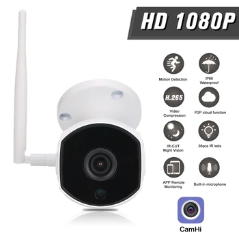 2/3/5MP Wireless WIFI HD IP Camera 1080P H.265 P2P Onvif CCTV Bullet Camera Night View Waterproof TF Card For Home Security
2/3/5MP Wireless WIFI HD IP Camera 1080P H.265 P2P Onvif CCTV Bullet Camera Night View Waterproof TF Card For Home Security