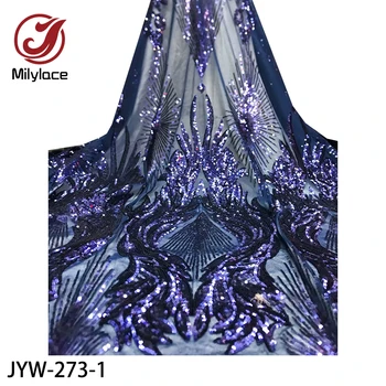 Latest African Mesh Lace Fabric with Sequins High Quality French Tulle Sequence Lace Fabric for Party JYW-273
Latest African Mesh Lace Fabric with Sequins High Quality French Tulle Sequence Lace Fabric for Party JYW-273