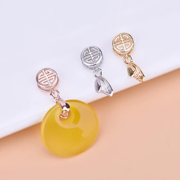 S925 sterling silver pendant buckle accessories melon seed buckle jade beeswax jade clip pendant buckle
S925 sterling silver pendant buckle accessories melon seed buckle jade beeswax jade clip pendant buckle
