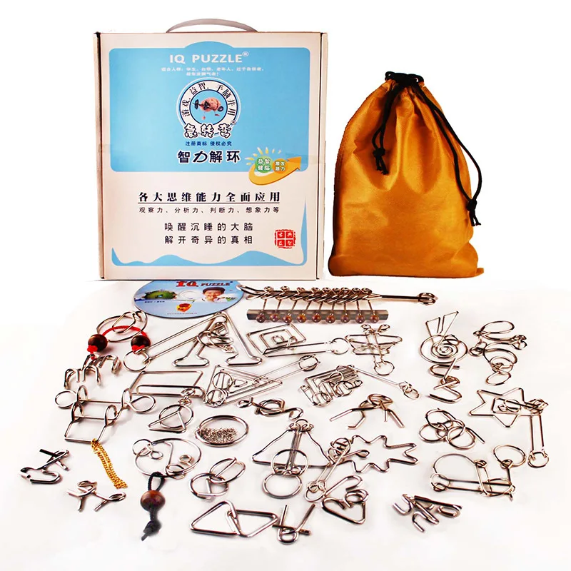 New Products Nine Serial Set 30/Thirty Pieces Adult Educational Unlock Toy Intelligence Knot Looping-off Solution Set
New Products Nine Serial Set 30/Thirty Pieces Adult Educational Unlock Toy Intelligence Knot Looping-off Solution Set