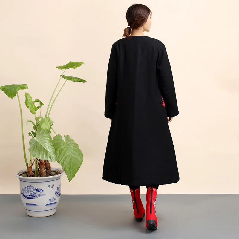 19 Years New Style Autumn And Winter Women's Ethnic-Style Handmade zhang mian yi Cotton Linen Loose Casual Two-Button Cotton-pad
19 Years New Style Autumn And Winter Women's Ethnic-Style Handmade zhang mian yi Cotton Linen Loose Casual Two-Button Cotton-pad