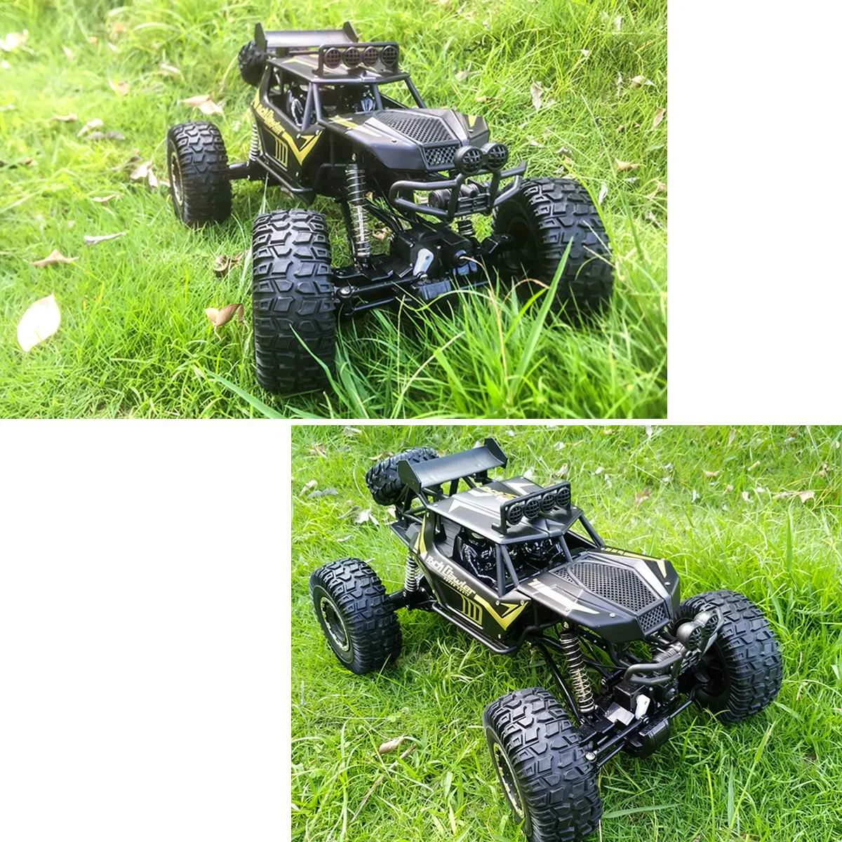 Grass - Large 50CM RC Car 4WD Remote Control Climbing Car 2.4Ghz RC Toys Truck Bigfoot Car High-Speed Off-Road Toys