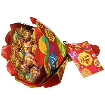 Chupa Chups Lecca Lecca Flower Bouquet, Lollipop Frutti Assortiti Gusto Limone, Arancia, Fragola, Mela, Anguria e Ciliegia, 19
Chupa Chups Lecca Lecca Flower Bouquet, Lollipop Frutti Assortiti Gusto Limone, Arancia, Fragola, Mela, Anguria e Ciliegia, 19