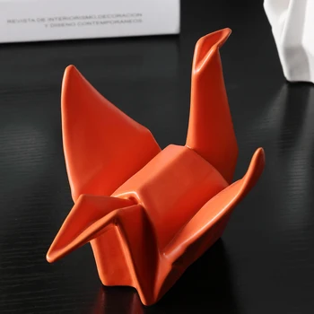 New Home Creative Ceramic Nordic Modern Abstract Origami Statue Animal Figurine Sculpture For Decorations Gifts
New Home Creative Ceramic Nordic Modern Abstract Origami Statue Animal Figurine Sculpture For Decorations Gifts