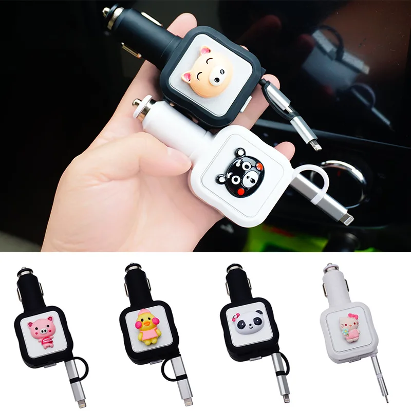 4.8 a Onboard Charger with Cable Fast Charge Flash Charge Double USB Car Charger One plus Two Cigarette Lighter Power Supply 12V
4.8 a Onboard Charger with Cable Fast Charge Flash Charge Double USB Car Charger One plus Two Cigarette Lighter Power Supply 12V
