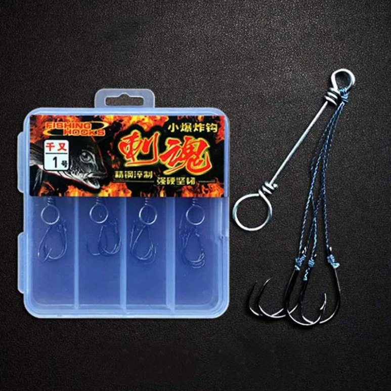 DYGYGYFZ 4Pcs/Lot Explosion Fishing Hook Fishing Lure Bait Sharp Fishing Hook Small Explosion Hook
DYGYGYFZ 4Pcs/Lot Explosion Fishing Hook Fishing Lure Bait Sharp Fishing Hook Small Explosion Hook