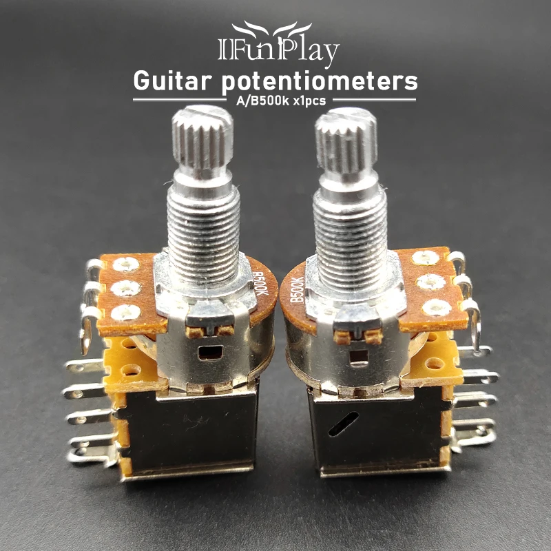 Uxcell Top Adjustment B500K Push Pull GUITAR Control Pot Potentiometer